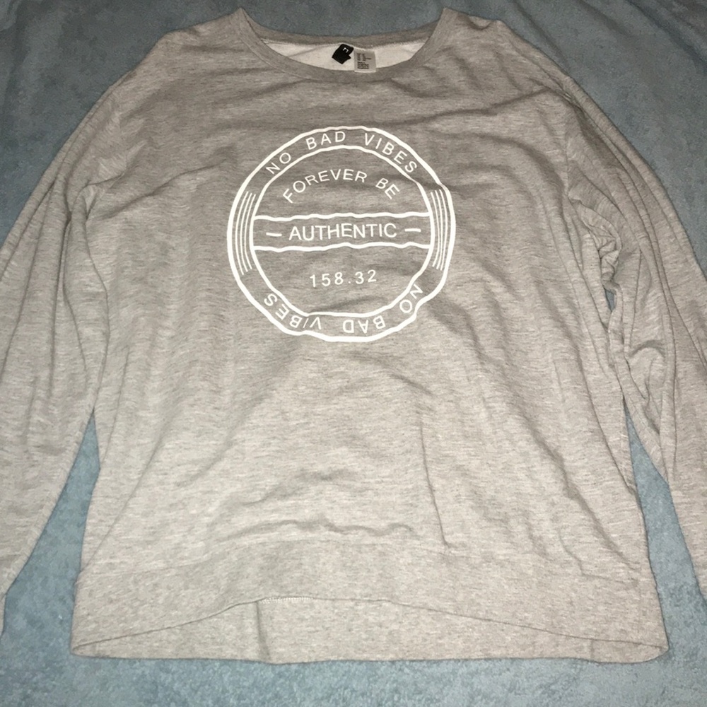 GRAY LIGHTWEIGHT SWEAT SHIRT